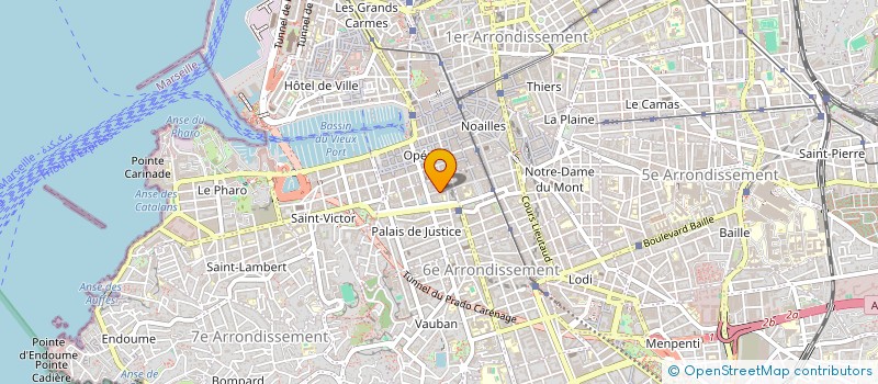 localisation de l'entreprise MONSIEUR PIERRE EDOUARD MARTIN  MARSEILLE