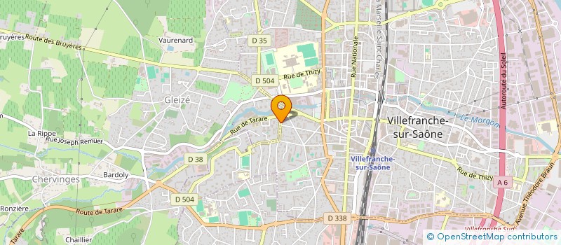 localisation de l'entreprise MONSIEUR PIERRE-EDOUARD PIGUET  LYON