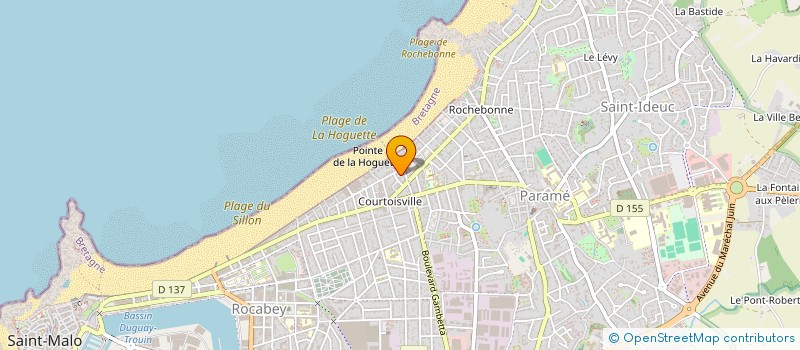 localisation de l'entreprise MONSIEUR PIERRE-EDOUARD REGAUD  SAINT-MALO