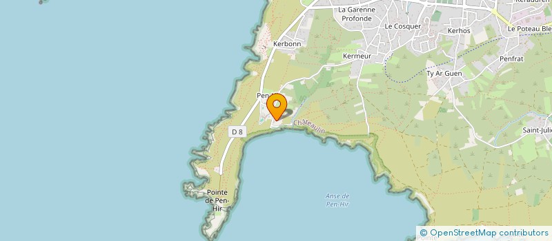 localisation de l'entreprise MONSIEUR PIERRE-EDOUARD RIOU  CAMARET-SUR-MER