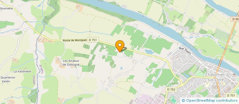 localisation de l'entreprise MONSIEUR PIERRE-EDOUARD TESSIER  CHALONNES-SUR-LOIRE