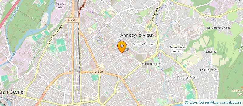 localisation de l'entreprise MONSIEUR PIERRE-EDOUARD VOUILLAMOZ à ANNECY