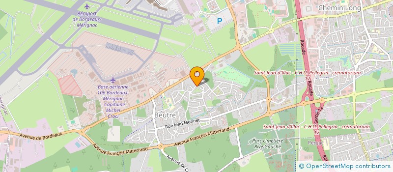 localisation de l'entreprise MONSIEUR PIERRE-EDOUARD WAGNON  MERIGNAC