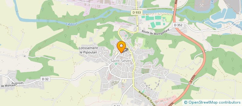 localisation de l'entreprise MONSIEUR PIERRE EGLOFF  SAINT-SEVER