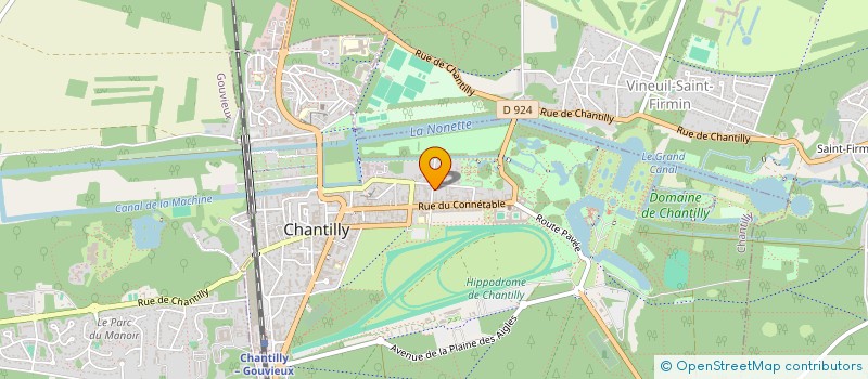 localisation de l'entreprise MONSIEUR PIERRE EHRET  CHANTILLY