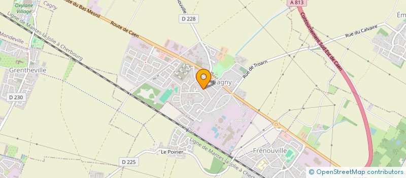 localisation de l'entreprise MONSIEUR PIERRE EL GUEDJ  CAGNY