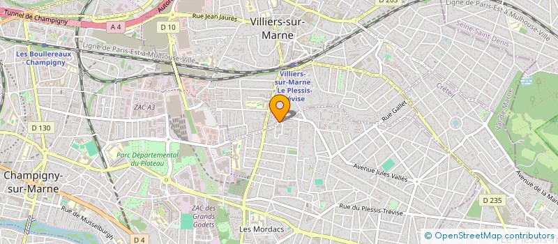 localisation de l'entreprise MONSIEUR PIERRE EL HAYEK  VILLIERS-SUR-MARNE