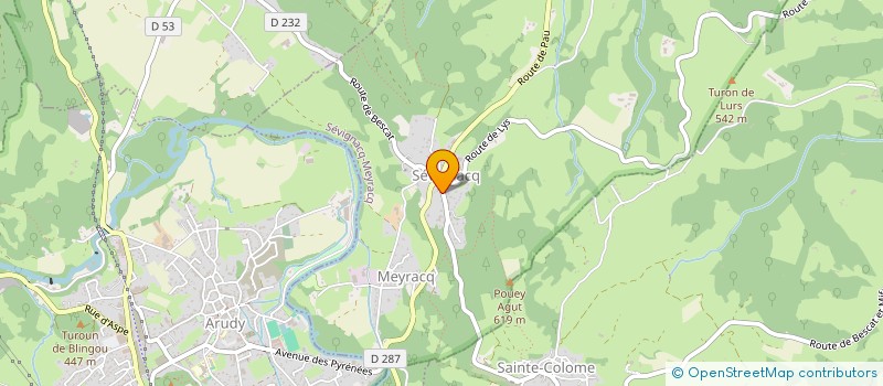 localisation de l'entreprise MONSIEUR PIERRE ELBERT  SEVIGNACQ-MEYRACQ