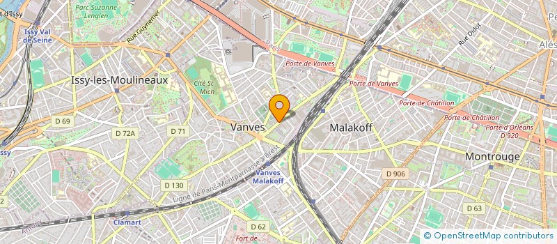 localisation de l'entreprise MONSIEUR PIERRE-ELIE BENBARON  VANVES