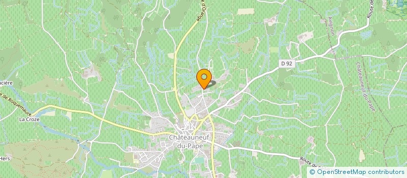 localisation de l'entreprise MONSIEUR PIERRE-ELIE GIRAUD  CHATEAUNEUF-DU-PAPE