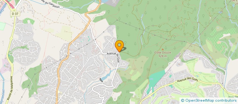 localisation de l'entreprise MONSIEUR PIERRE-ELIE GOURGAS à FREJUS