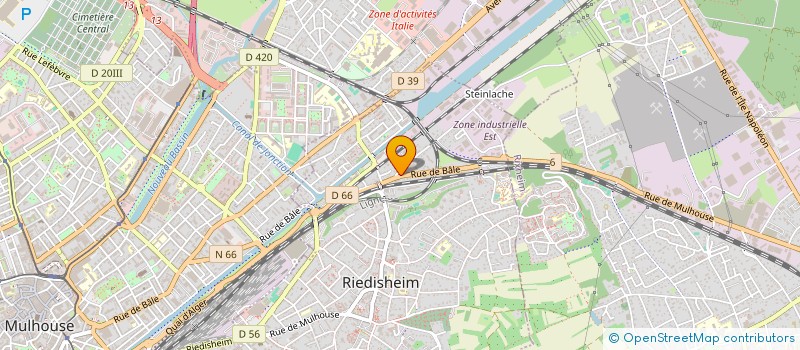 localisation de l'entreprise MONSIEUR PIERRE-ELIE WURTZ  RIEDISHEIM