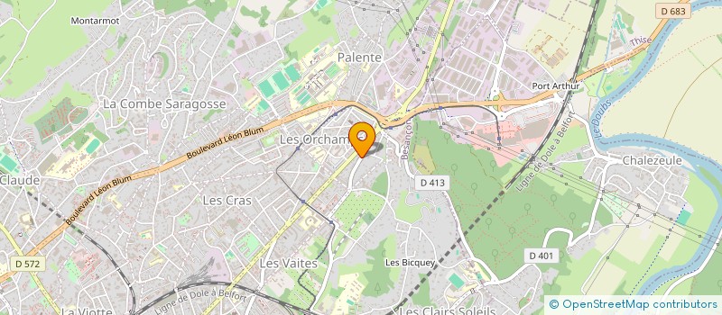 localisation de l'entreprise MONSIEUR PIERRE-ELOI AUGE à BESANCON