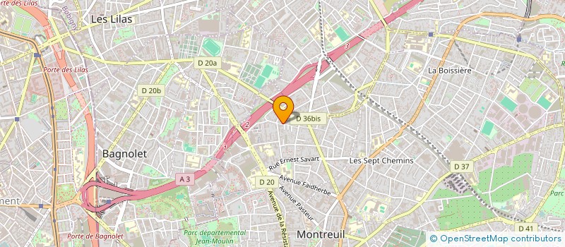 localisation de l'entreprise MONSIEUR PIERRE EMILE VIRLOUVET à MONTREUIL