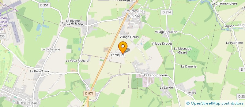 localisation de l'entreprise MONSIEUR PIERRE-EMILIEN GENDRON  COUDEVILLE-SUR-MER