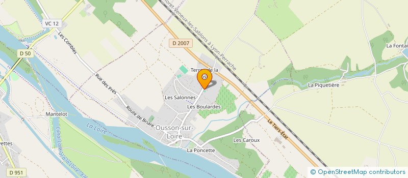 localisation de l'entreprise MONSIEUR PIERRE-EMMANUEL BATHIE à OUSSON-SUR-LOIRE