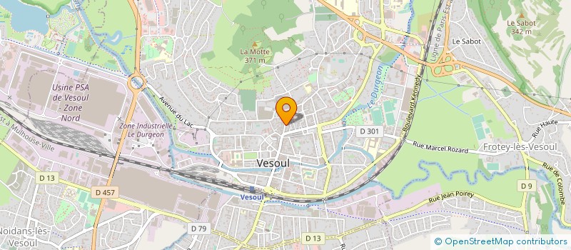 localisation de l'entreprise MONSIEUR PIERRE-EMMANUEL BAZART  VESOUL