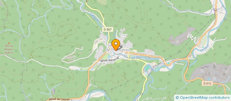 localisation de l'entreprise MONSIEUR PIERRE EMMANUEL BILLARD  SAINT-PONS-DE-THOMIERES