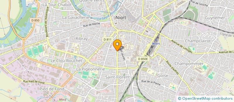 localisation de l'entreprise MONSIEUR PIERRE-EMMANUEL BRETAGNOLLE à NIORT