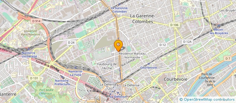 localisation de l'entreprise MONSIEUR PIERRE EMMANUEL CARRERE à COURBEVOIE