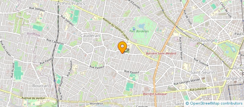 localisation de l'entreprise MONSIEUR PIERRE-EMMANUEL FAJARDIE  BORDEAUX