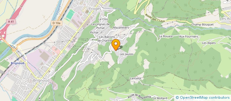 localisation de l'entreprise MONSIEUR PIERRE-EMMANUEL FROT  FROGES