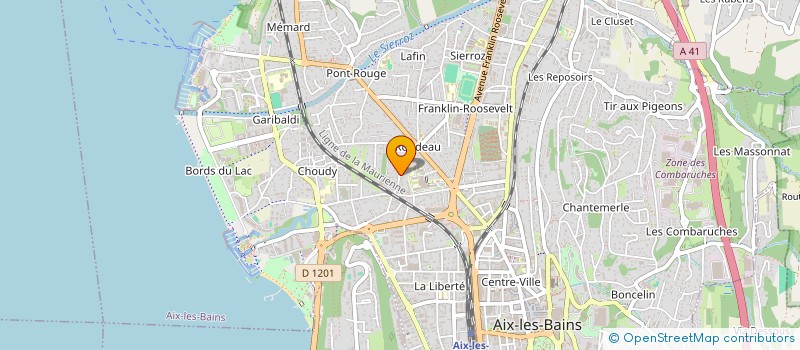 localisation de l'entreprise MONSIEUR PIERRE-EMMANUEL GIROD  AIX-LES-BAINS