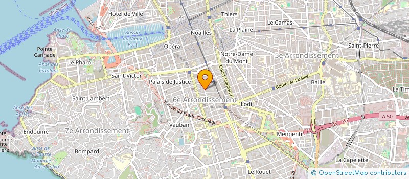 localisation de l'entreprise MONSIEUR PIERRE EMMANUEL LAZERGES à MARSEILLE