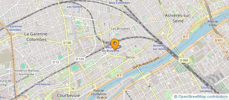 localisation de l'entreprise MONSIEUR PIERRE-EMMANUEL LE MAO  COURBEVOIE