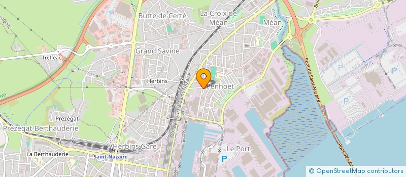 localisation de l'entreprise MONSIEUR PIERRE-EMMANUEL LE MAUFF  SAINT-NAZAIRE