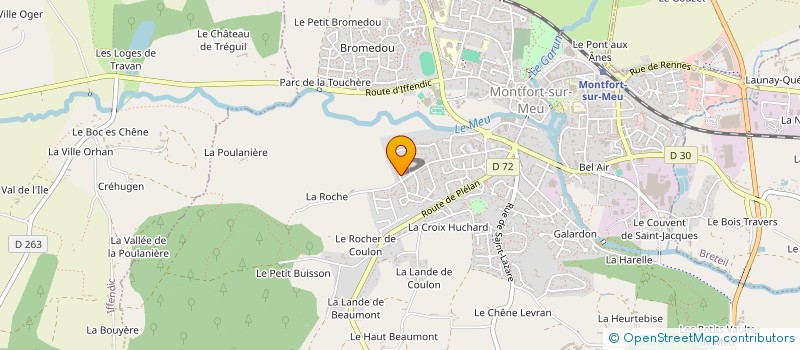 localisation de l'entreprise MONSIEUR PIERRE-EMMANUEL MOUTON  BREAL-SOUS-MONTFORT