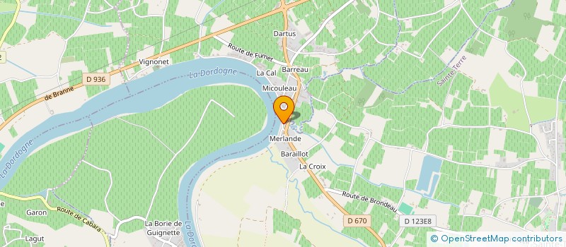 localisation de l'entreprise MONSIEUR PIERRE EMMANUEL PELETTE  SAINTE-TERRE