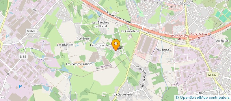 localisation de l'entreprise MONSIEUR PIERRE-EMMANUEL PINEAU  BOUGUENAIS