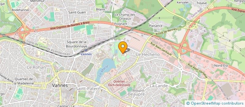 localisation de l'entreprise MONSIEUR PIERRE-EMMANUEL ROBERT à VANNES