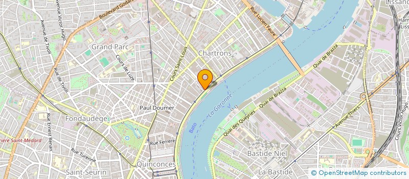 localisation de l'entreprise MONSIEUR PIERRE EMMANUEL SAUBADE  BORDEAUX