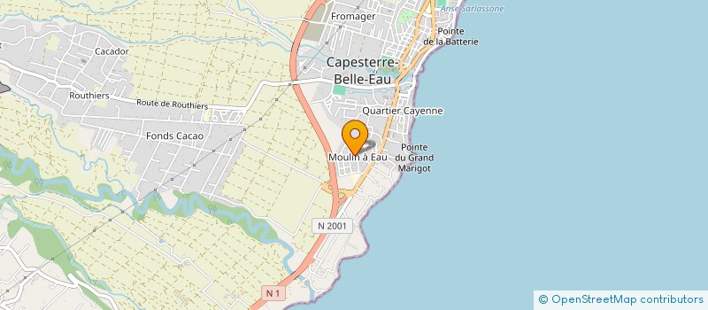 localisation de l'entreprise MONSIEUR PIERRE EMMANUEL SMAL à CAPESTERRE-BELLE-EAU