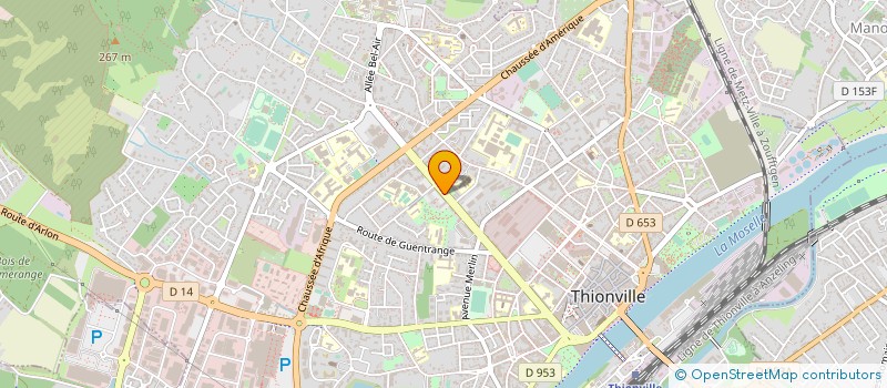 localisation de l'entreprise MONSIEUR PIERRE-EMMANUEL VENON  THIONVILLE