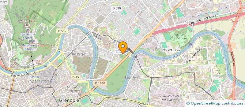 localisation de l'entreprise MONSIEUR PIERRE-EMMANUEL VIALLET  LA TRONCHE