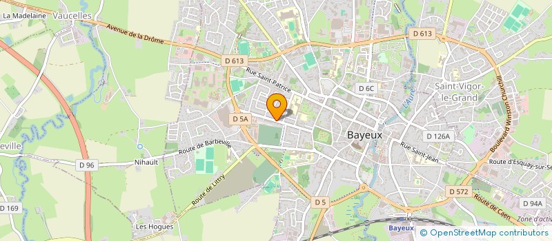 localisation de l'entreprise MONSIEUR PIERRE EMMERY  BAYEUX