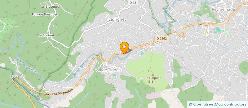localisation de l'entreprise MONSIEUR PIERRE-ERIC JACOUPY à LE TIGNET
