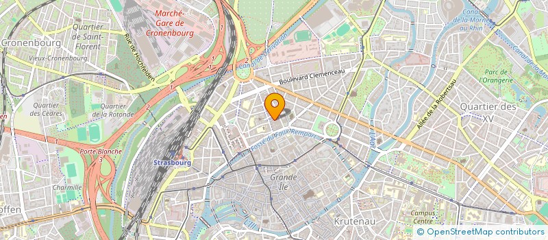 localisation de l'entreprise MONSIEUR PIERRE-ERIC JEUGE à STRASBOURG