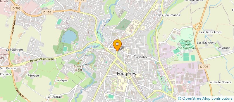 localisation de l'entreprise MONSIEUR PIERRE ERNOUL DE LA PROVOTE  BAIN-DE-BRETAGNE