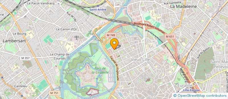 localisation de l'entreprise MONSIEUR PIERRE ESCANDE  LILLE