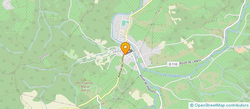 localisation de l'entreprise MONSIEUR PIERRE ESCOURROU  SAINT-HILAIRE