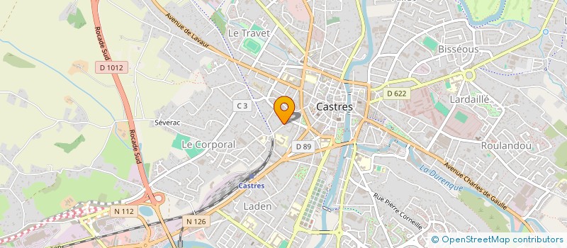 localisation de l'entreprise MONSIEUR PIERRE ESCOURROU  CASTRES