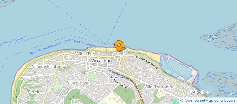 localisation de l'entreprise MONSIEUR PIERRE ESPERT  ARCACHON