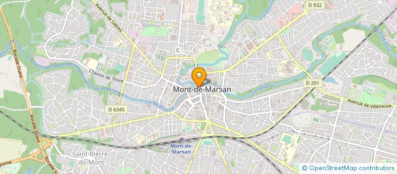 localisation de l'entreprise MONSIEUR PIERRE ESQUIE  MONT-DE-MARSAN
