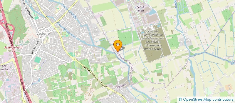 localisation de l'entreprise MONSIEUR PIERRE ESTEVENIN  ENTRAIGUES-SUR-LA-SORGUE