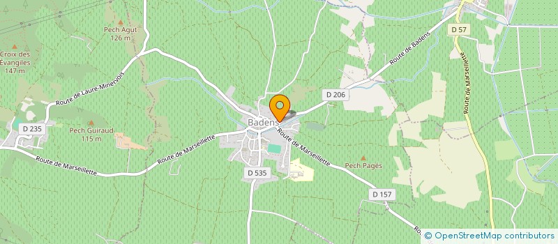 localisation de l'entreprise MONSIEUR PIERRE ESTIVAL  BADENS