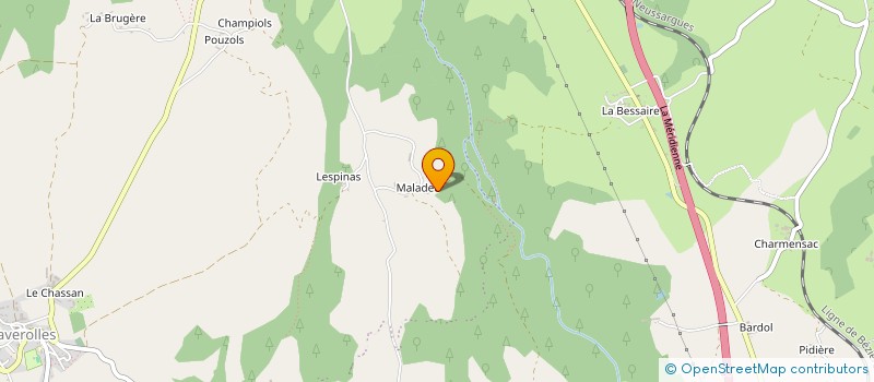 localisation de l'entreprise MONSIEUR PIERRE ESTIVAL à VAL D'ARCOMIE